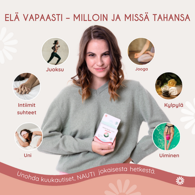 Femieko antibakteerinen kuukautislevy violetti