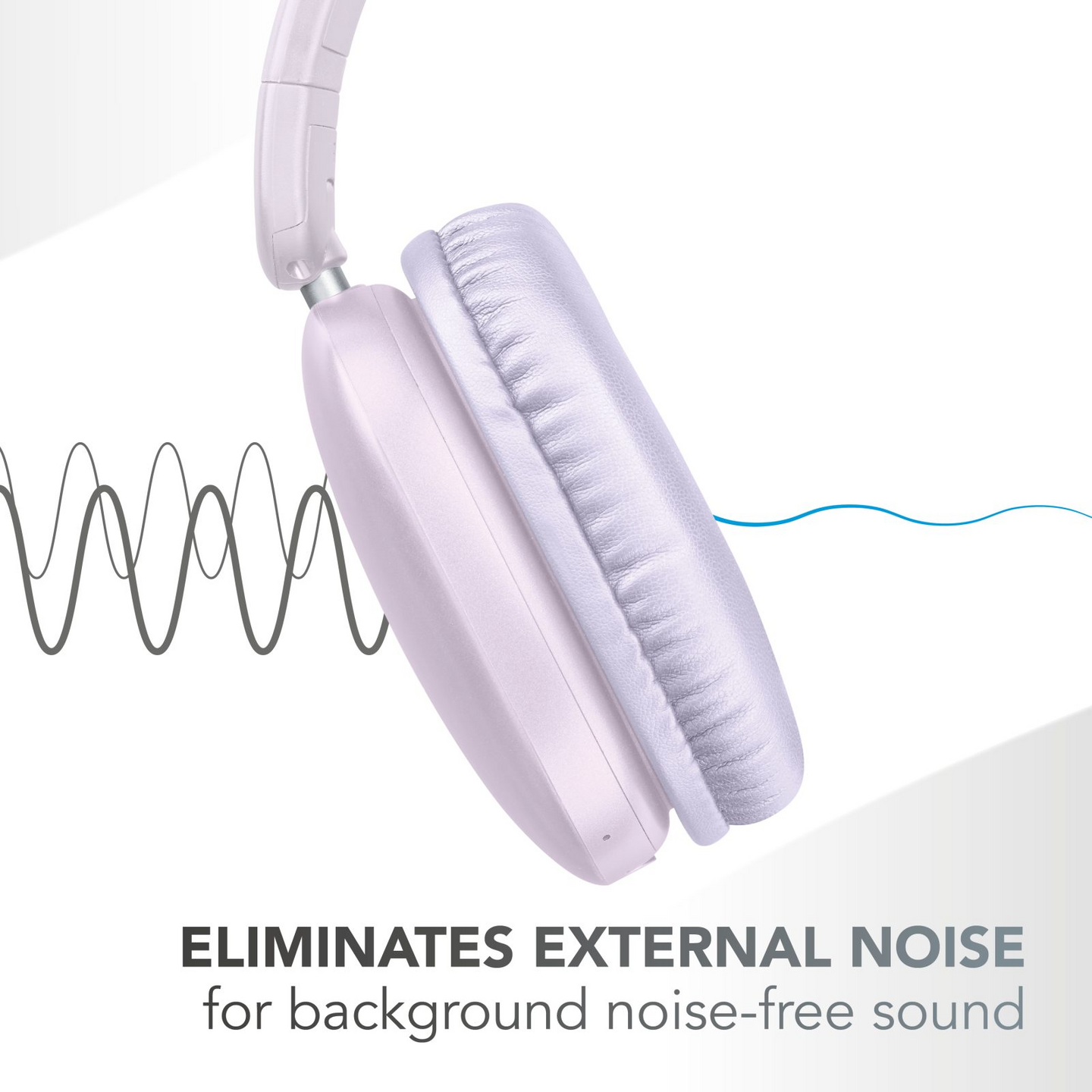 MusicSound Maxi 3 -langattomat vastamelusankakuulokkeet, lila