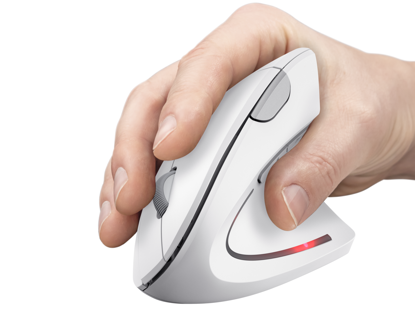 Trust Verto Vertical Ergonomic -langaton hiiri, valkoinen