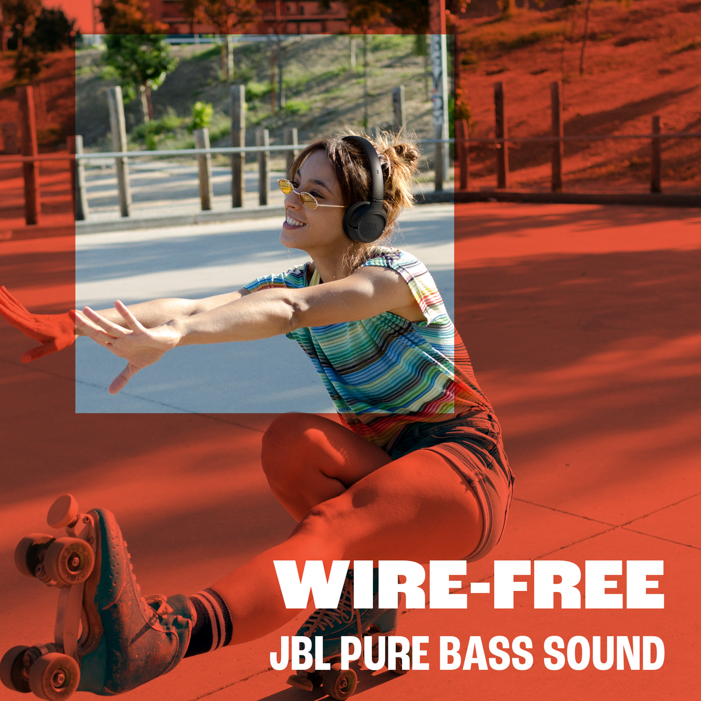 JBL Tune 530BT -langattomat sankakuulokkeet, musta