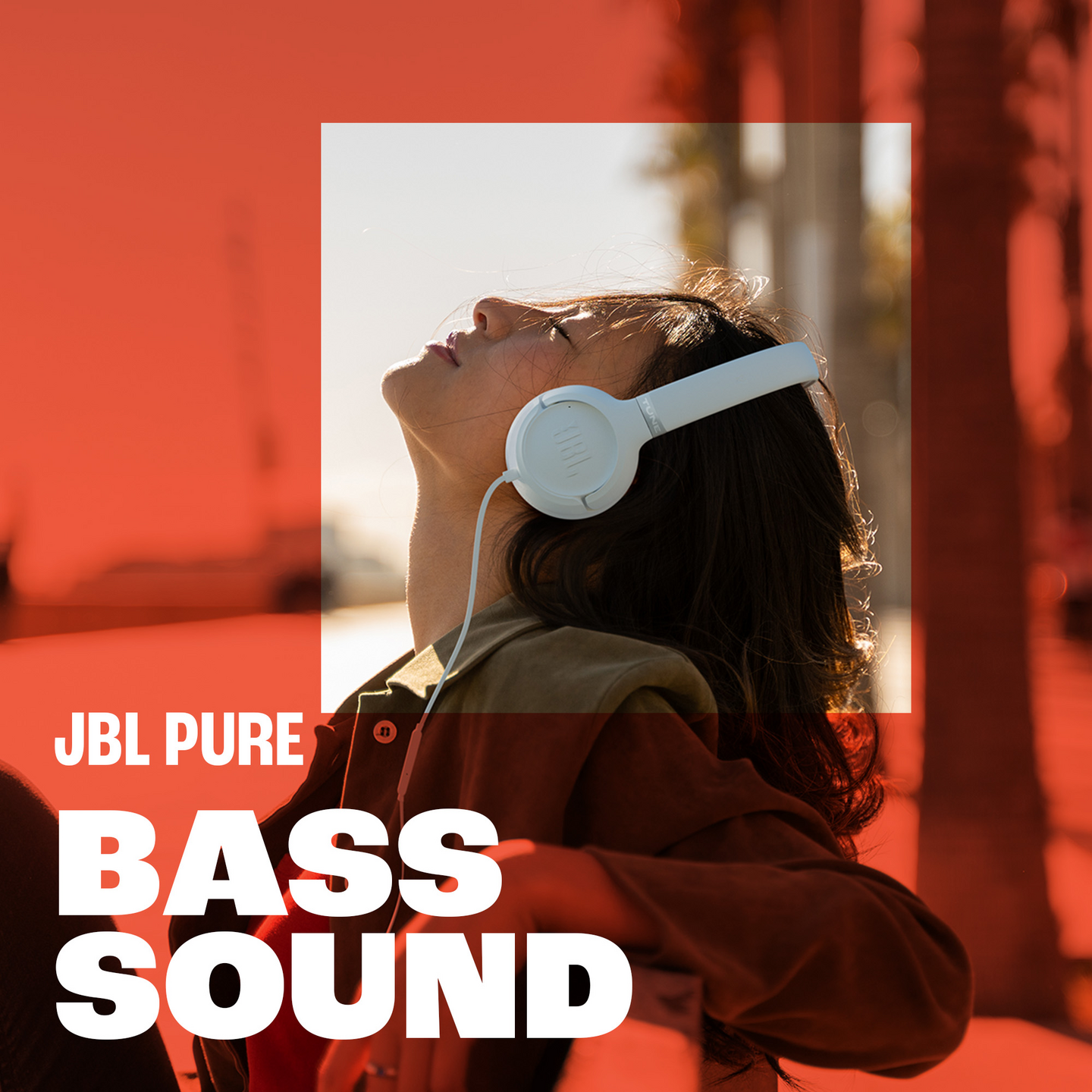 JBL Tune 530C USB-C -langalliset sankakuulokkeet, valkoinen