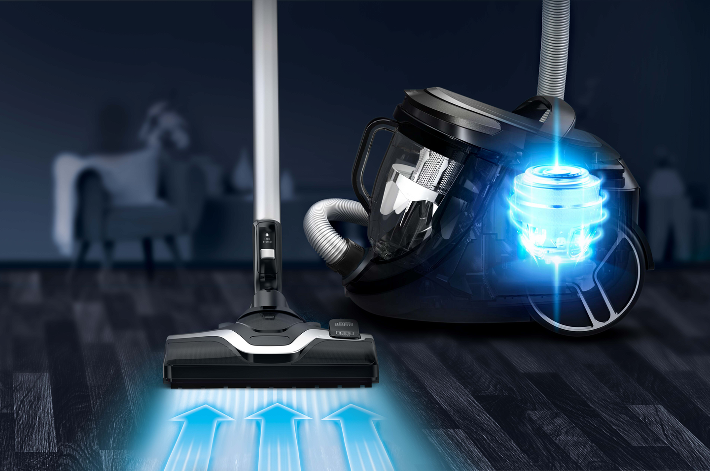 Tefal Silence Force Cyclonic Total Clean TW7976EA -pussiton pölynimuri