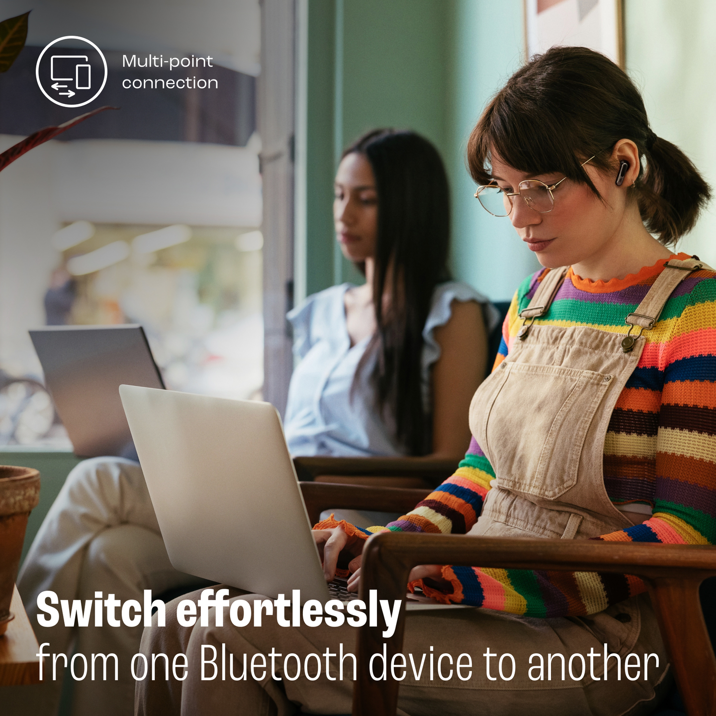 JBL Live Beam 3 -langattomat vastamelunappikuulokkeet, musta