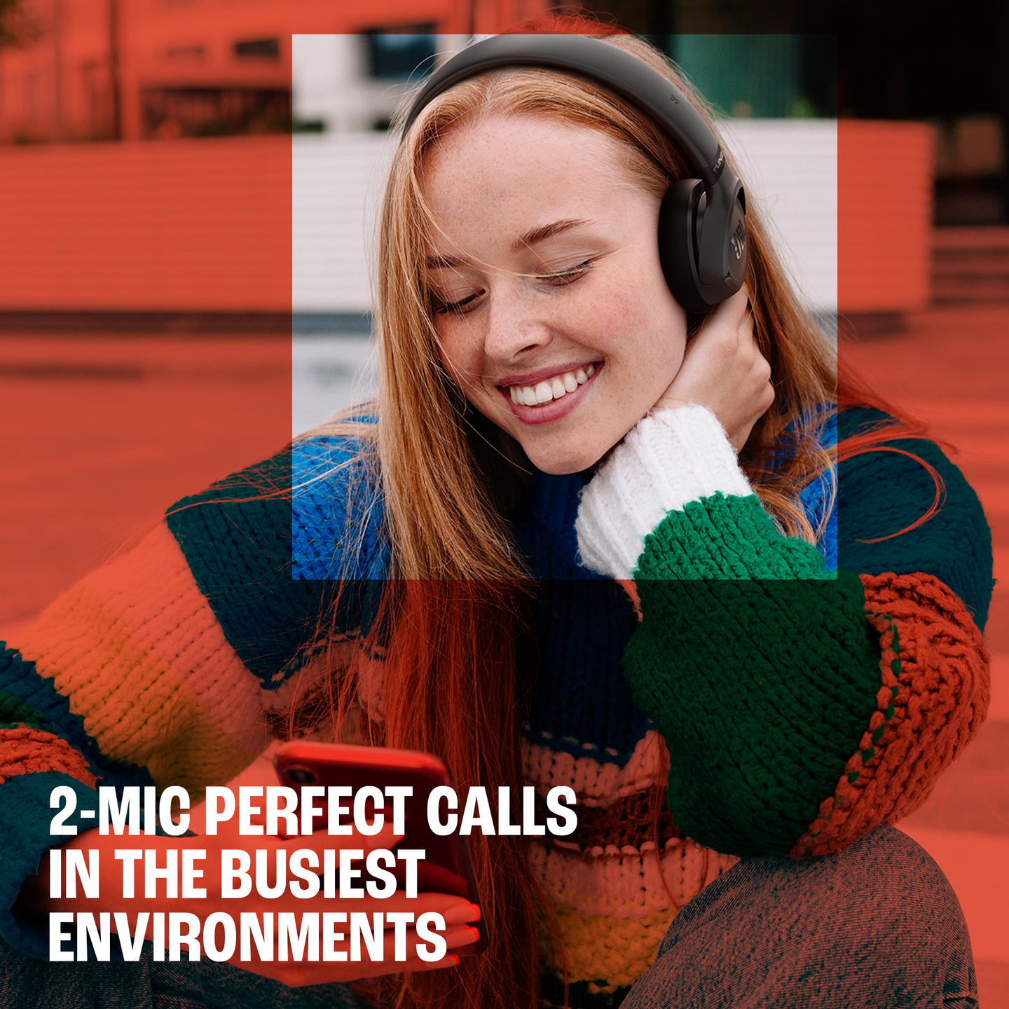 JBL Tune 680NC -langattomat vastamelusankakuulokkeet, musta