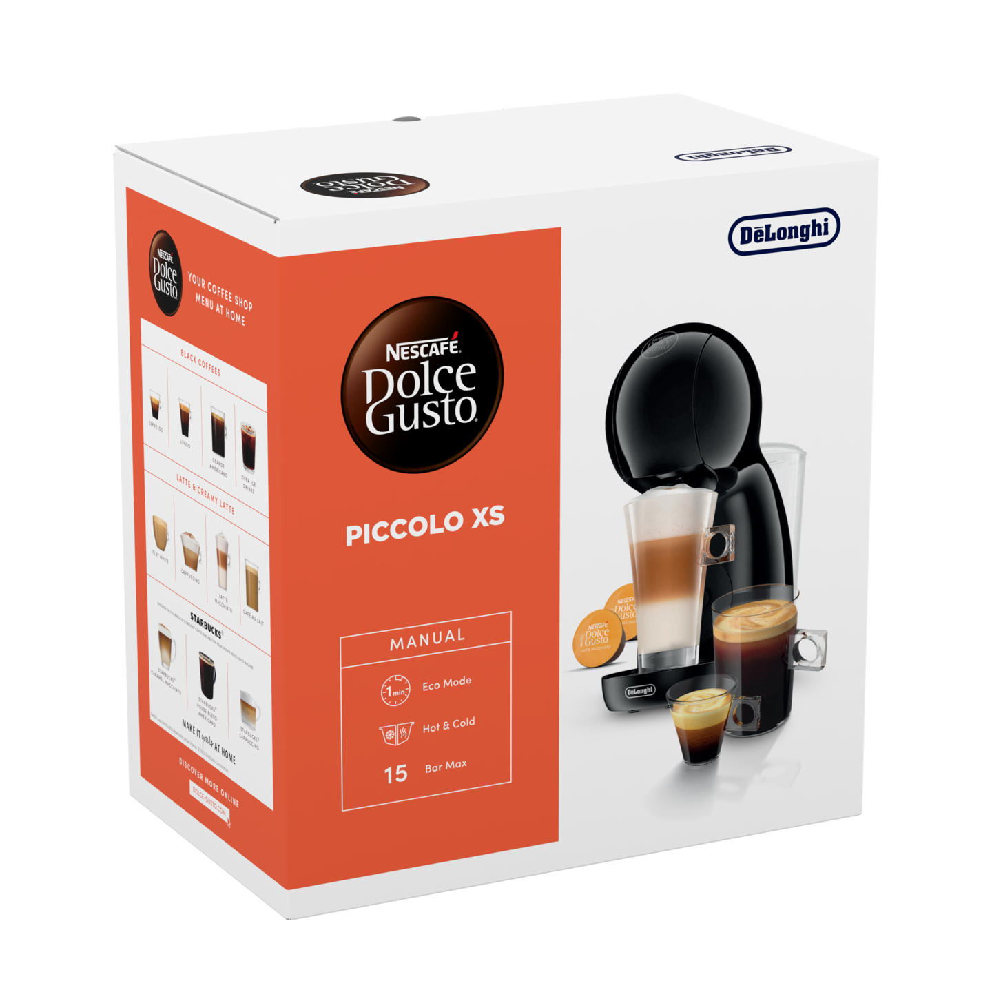 DeLonghi NESCAFÉ Dolce Gusto Piccolo XS EDG110.AB -kapselikeitin