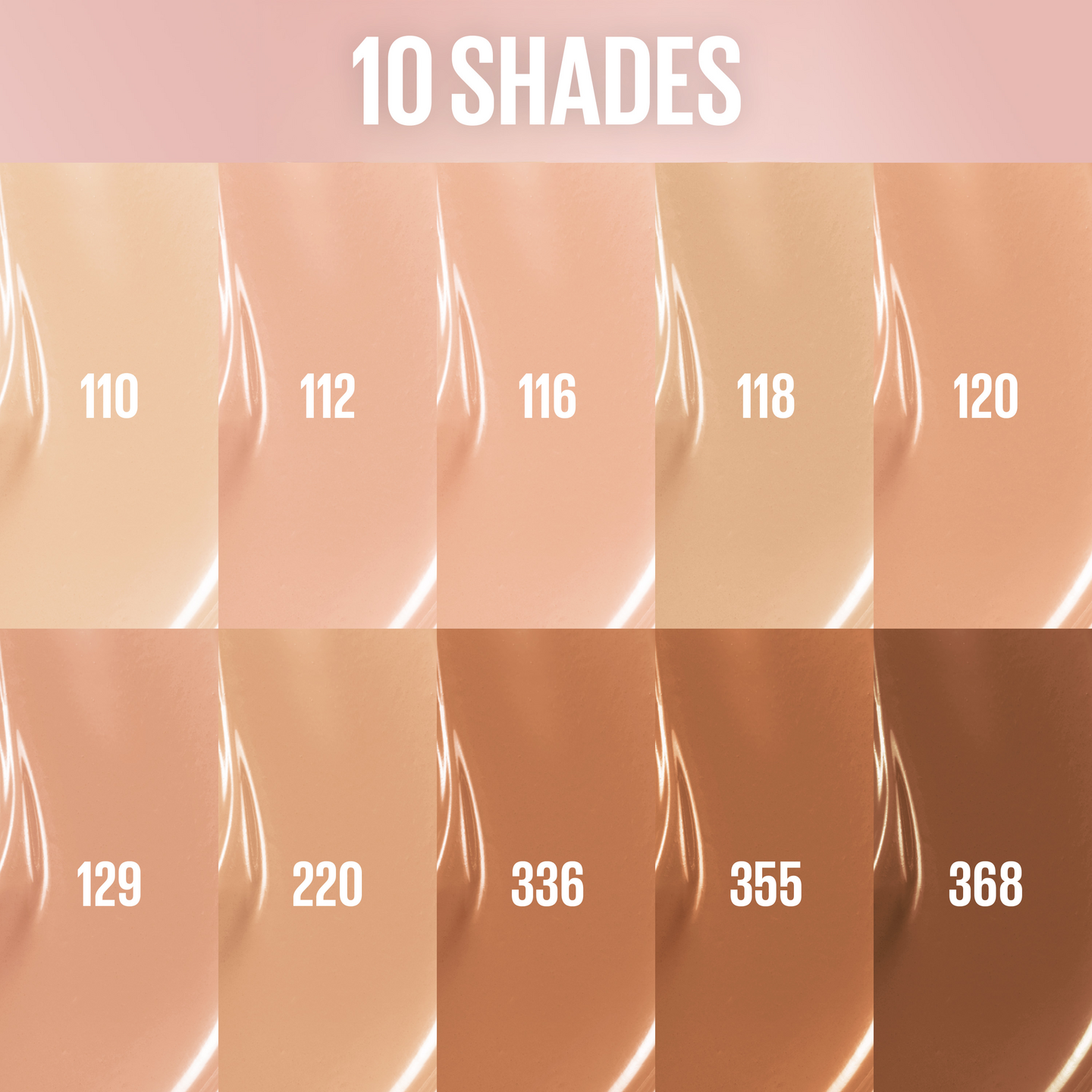 Maybelline New York Lifter Plump & Glow Meikkivoide 110 30 ml