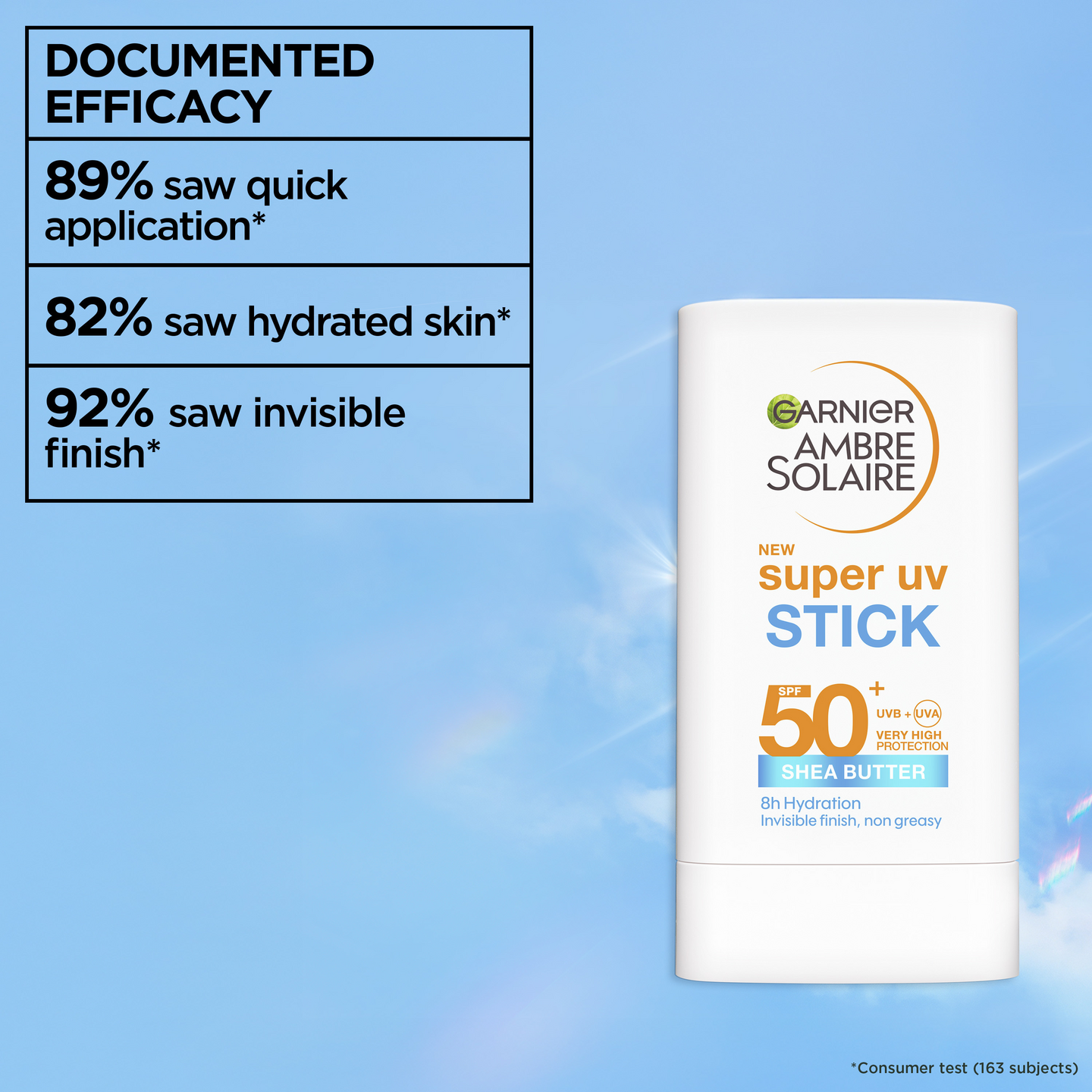 Garnier Ambre Solaire Super UV aurinkosuojapuikko SPF50 normaalille iholle 18 ml