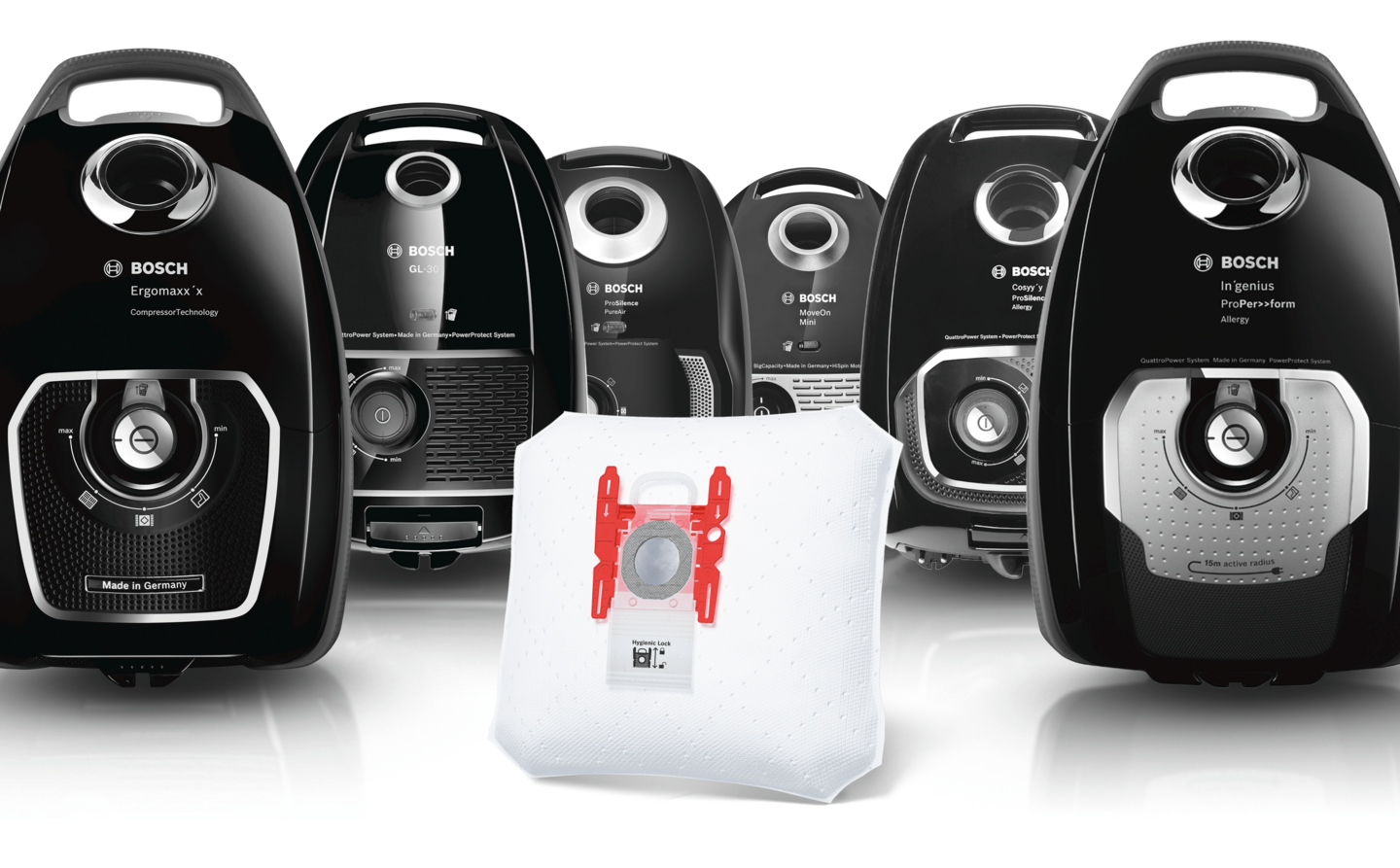 Bosch PowerProtect BBZ41FGALL -pölypussi, 4 kpl