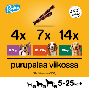 Pedigree Rodeo 123g härkää