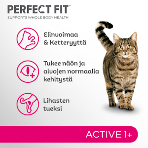 Perfect Fit Adult Active 1+ härkä 750g