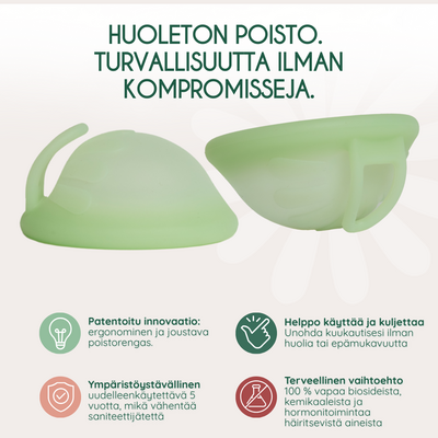 Femieko Universal kuukautislevy vihreä