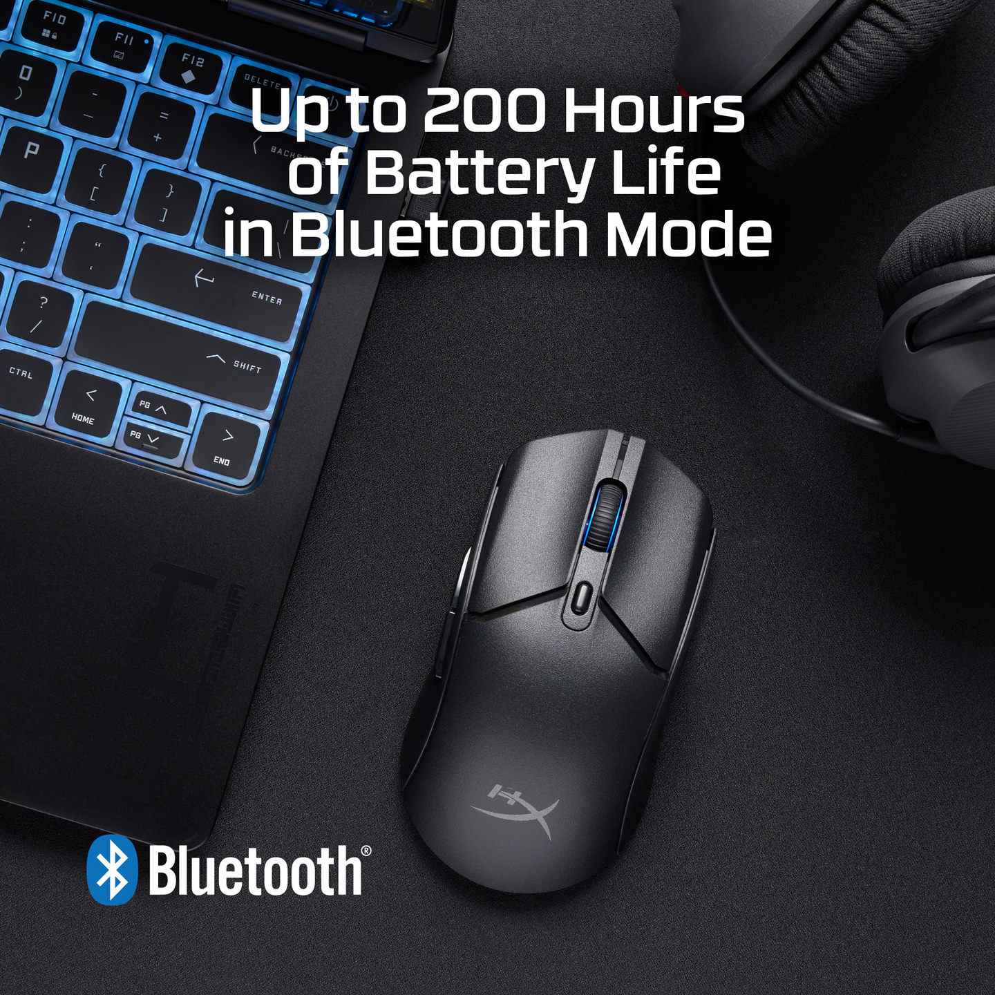 HyperX Pulsefire Haste 2 Core -langaton pelihiiri, musta