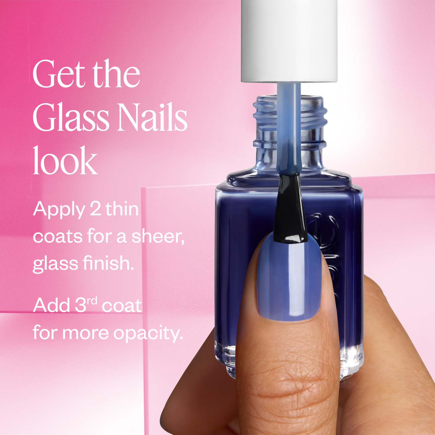 Essie glass nails kynsilakka 5 half full