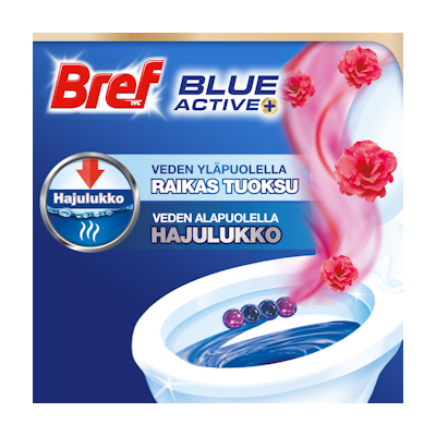 Bref wc-raikastin 50g Blue Active Flower