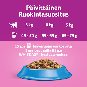 Whiskas 1+ Tonnikalaa 800g