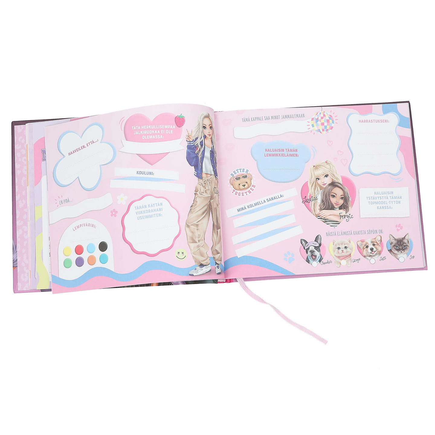 TOPModel REBEL KITTY ystäväkirja