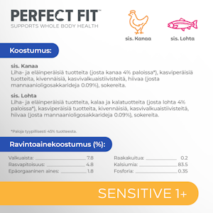 Perfect Fit Sensitive 1+ kastikelajitelma 4x85g