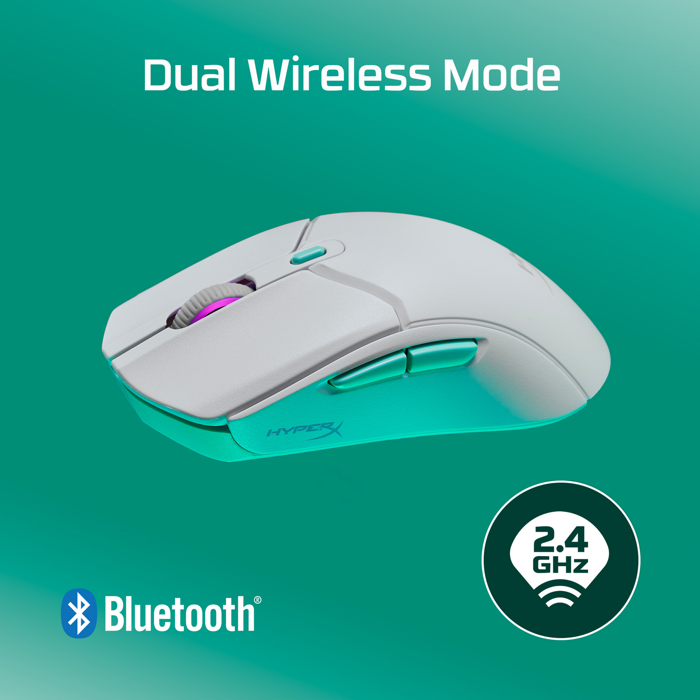 HyperX Pulsefire Haste 2 Core -langaton pelihiiri, valkoinen