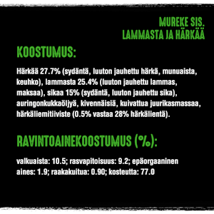 Crave mureke sis. Lammasta & Härkää 150g