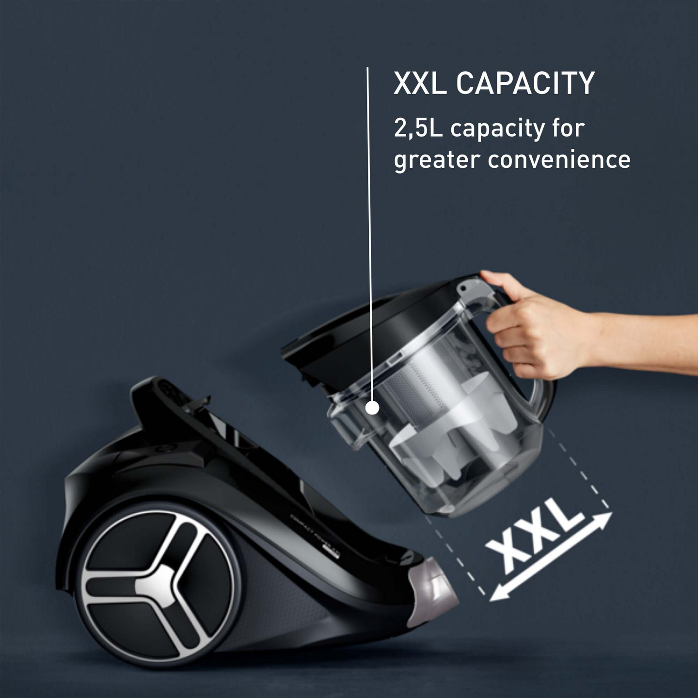 Tefal Compact Power XXL Cyclonic TW4B36EA -pölypussiton imuri