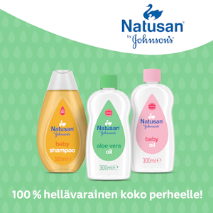 Natusan by Johnson's Baby Oil Aloe Vera hoitoöljy 300ml