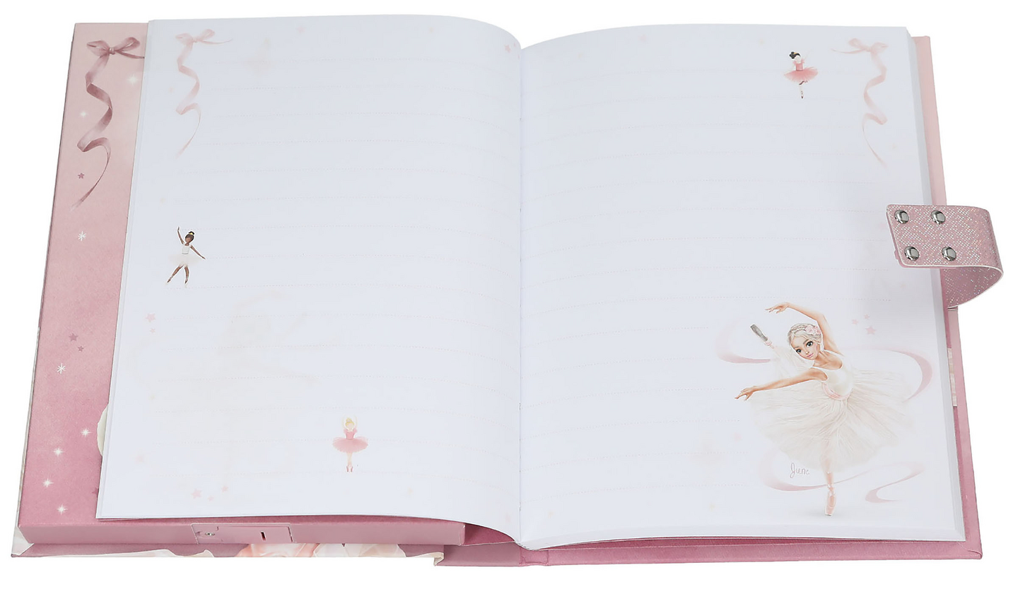 TOPModel BALLET Koodillinen & soiva päiväkirja