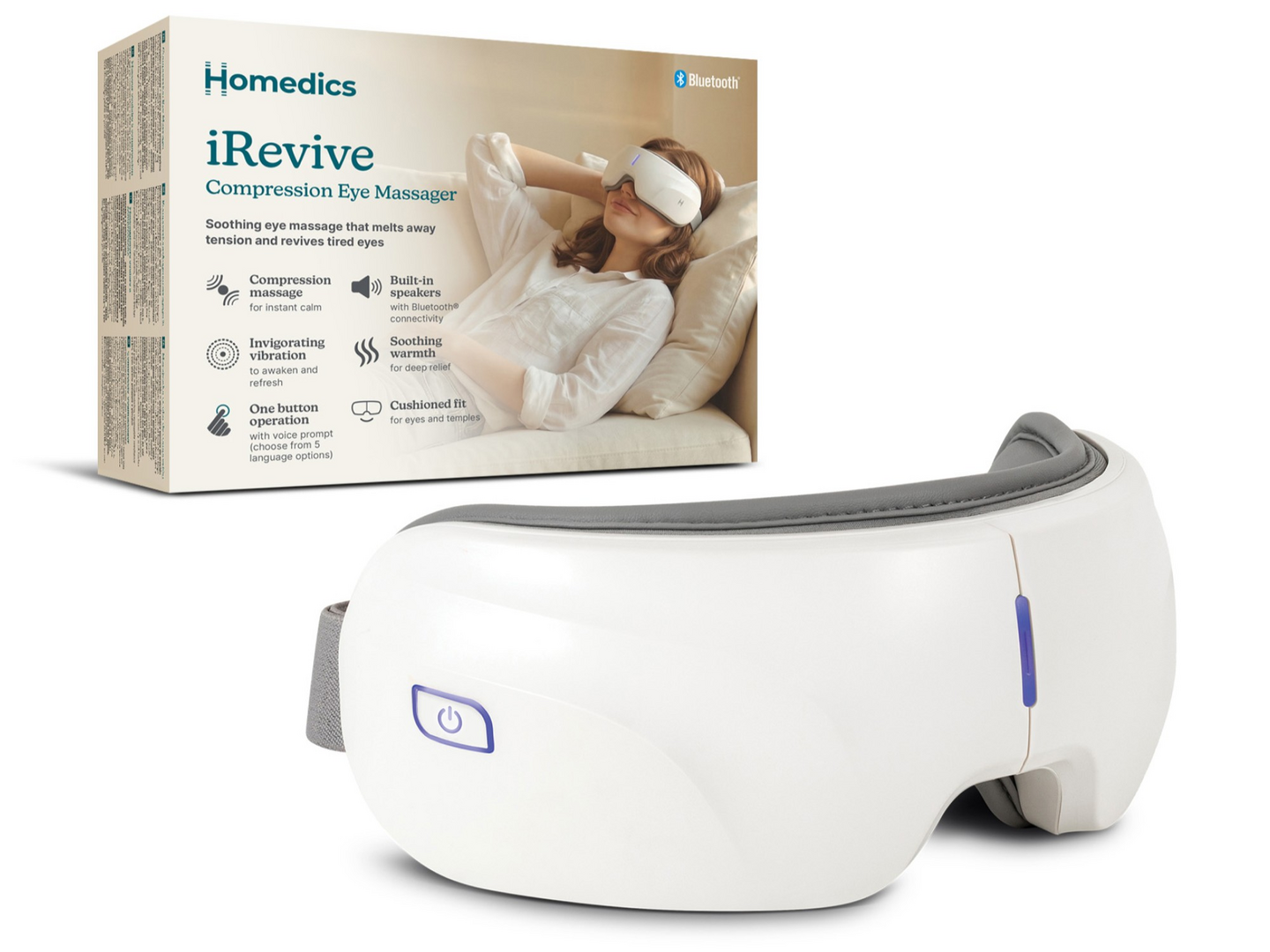 Homedics iRevive SPE-330H-WW -kompressiohieroja silmille