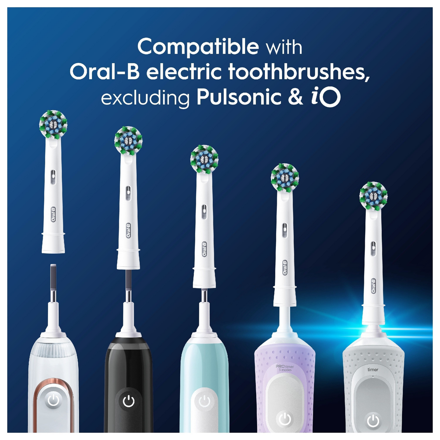 Oral-B Pro CrossAction -vaihtoharja, 6 kpl