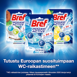 Bref Power Active wc-raikastin 50g Ocean