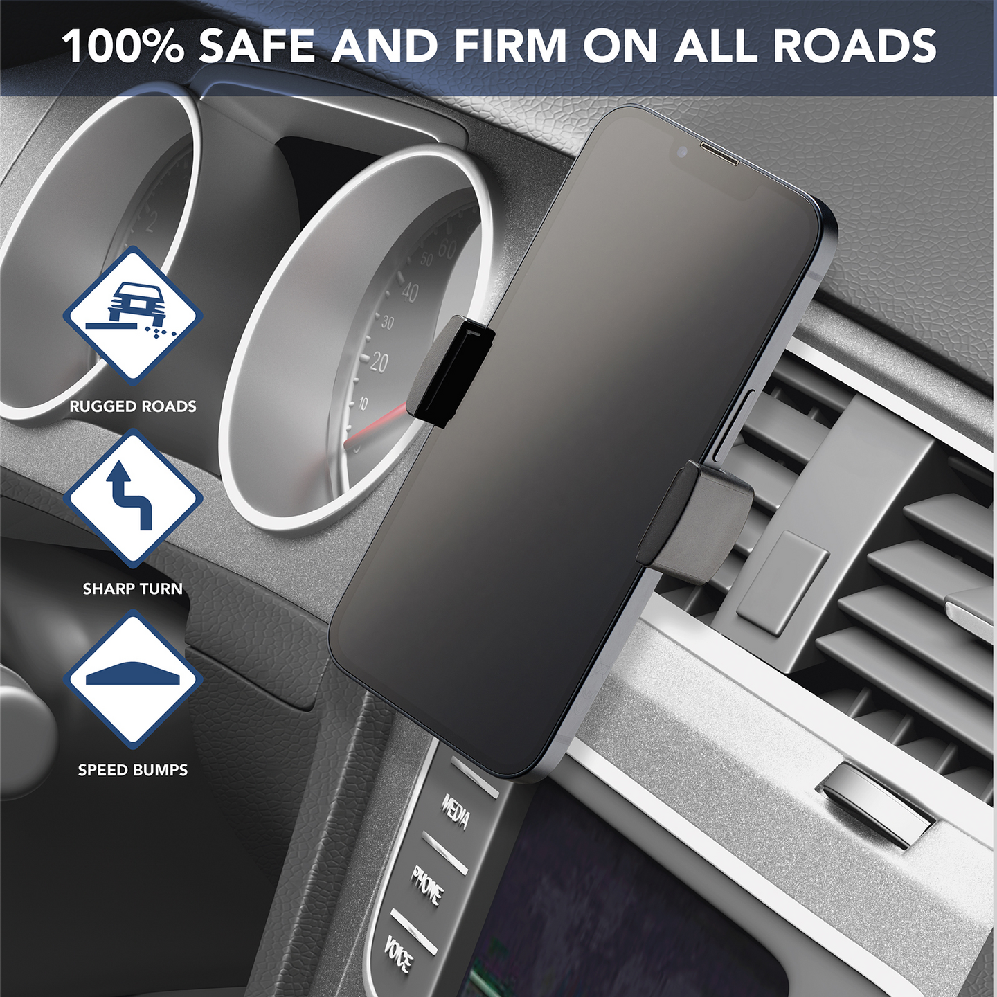 Cellularline Handy Drive -auton puhelinteline