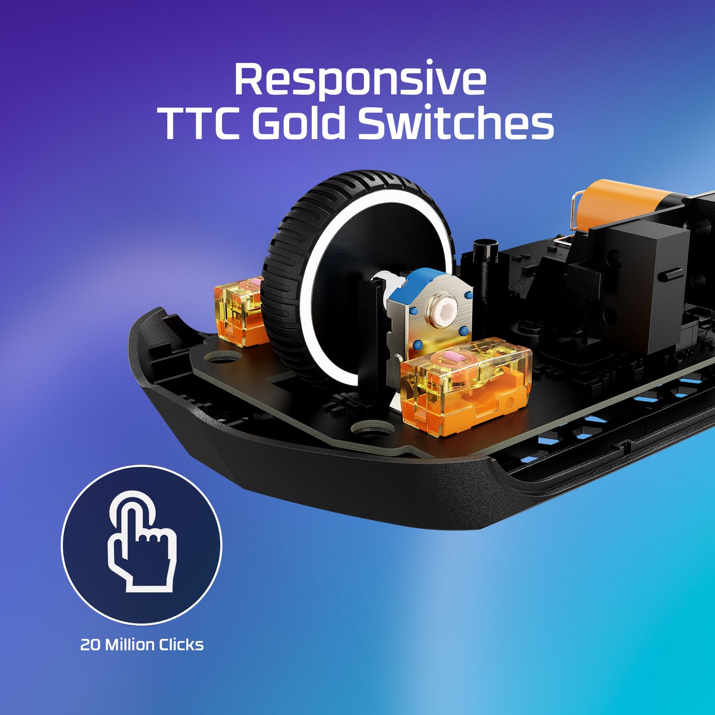 HyperX Pulsefire Haste 2 Core -langaton pelihiiri, musta