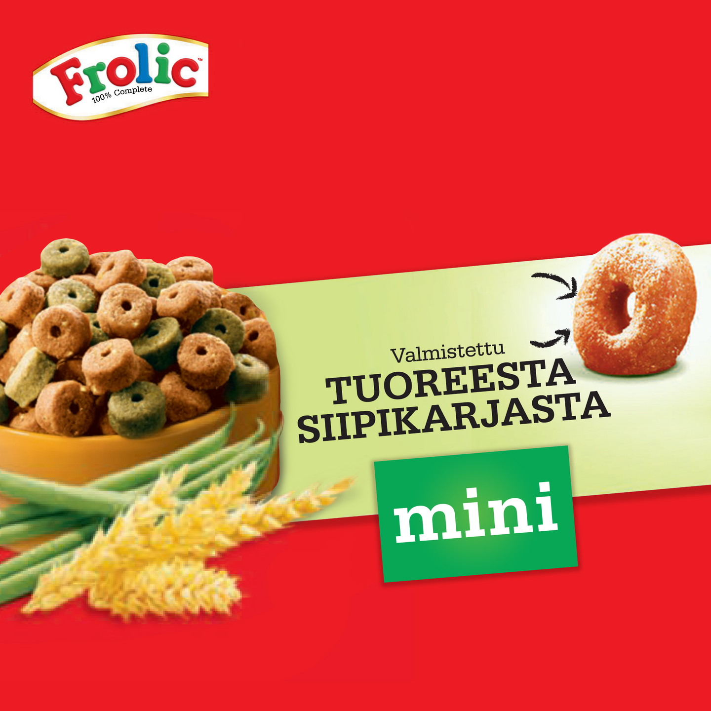 Frolic Mini kuivaruoka 1kg kana-kasvis