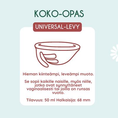 Femieko Universal kuukautislevy vihreä