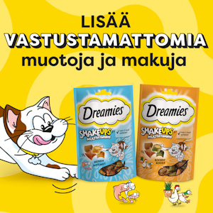 Dreamies Shakeups multivitamiini meren antimet 55g