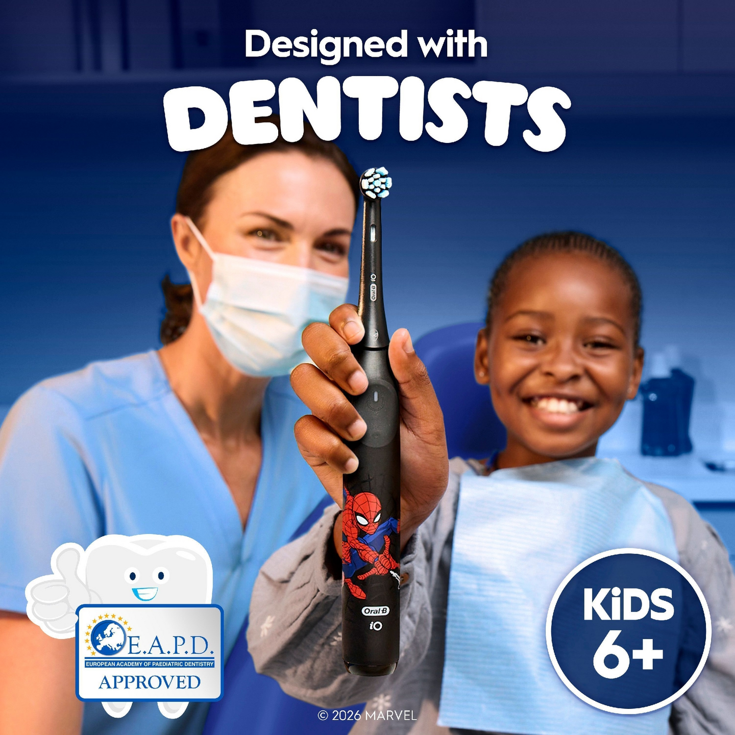 Oral-B iO2 Kids 6+ Spider-Man -sähköhammasharja + matkakotelo