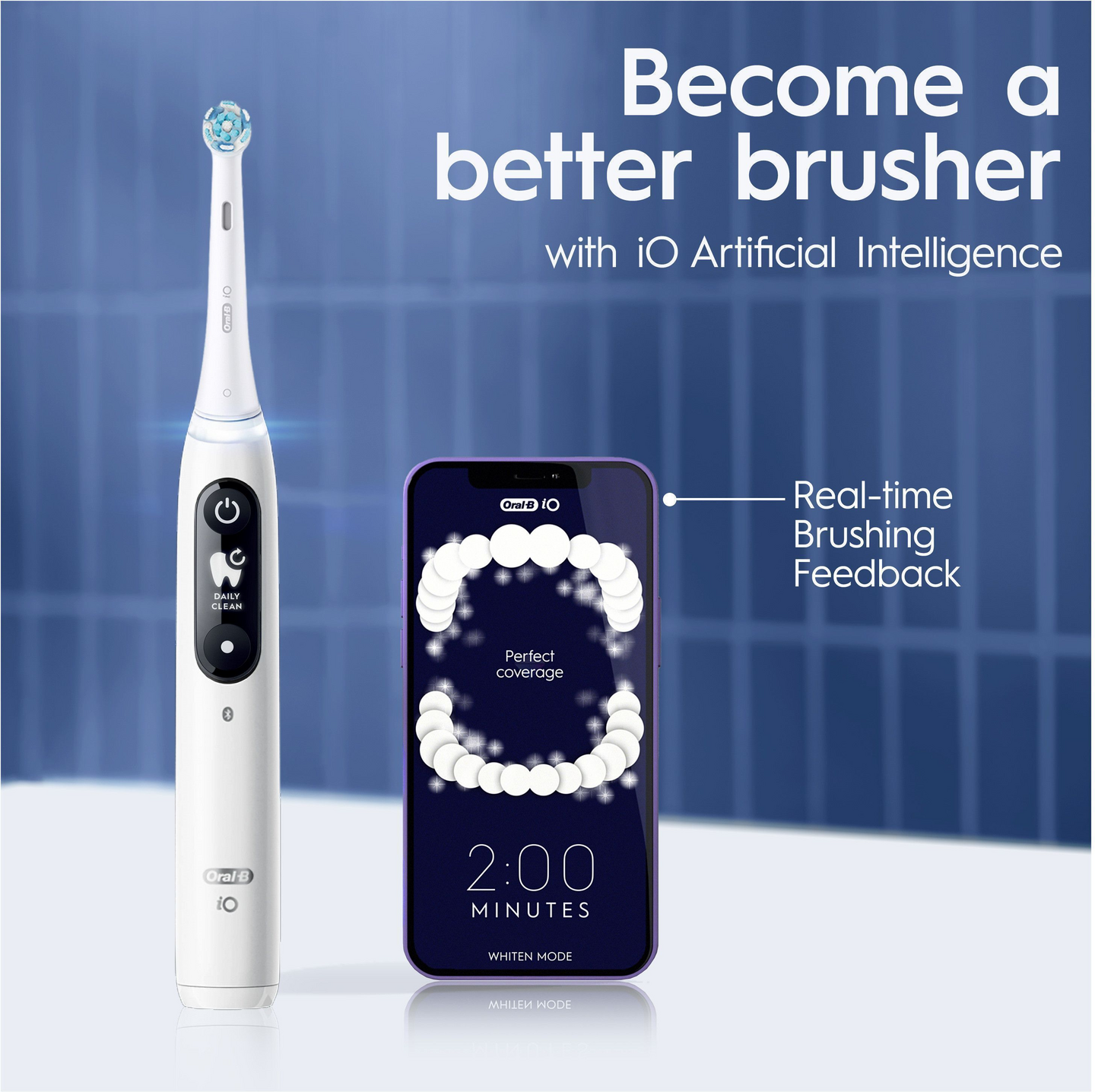 Oral-B iO7s White Alabaster -sähköhammasharja