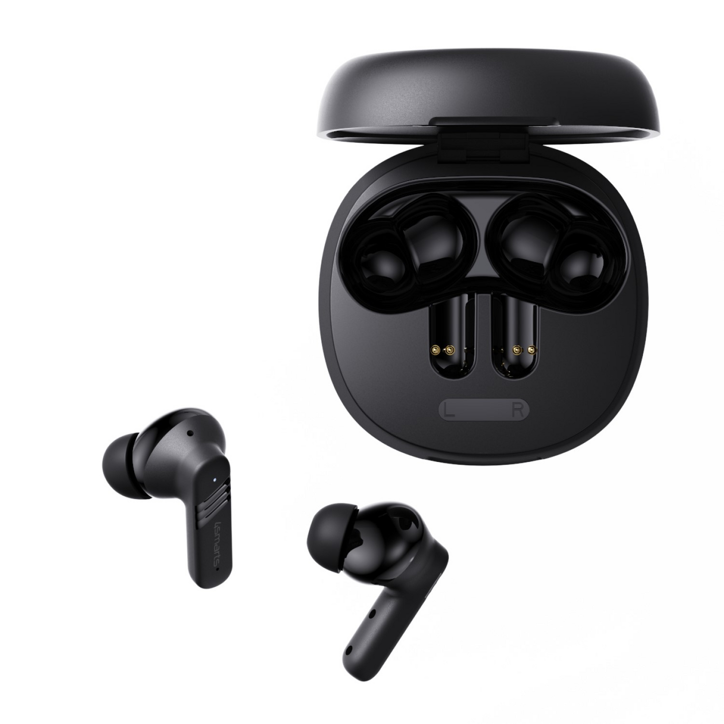 4smarts SkyBuds Screen Pro ANC -langattomat vastamelunappikuulokkeet, musta