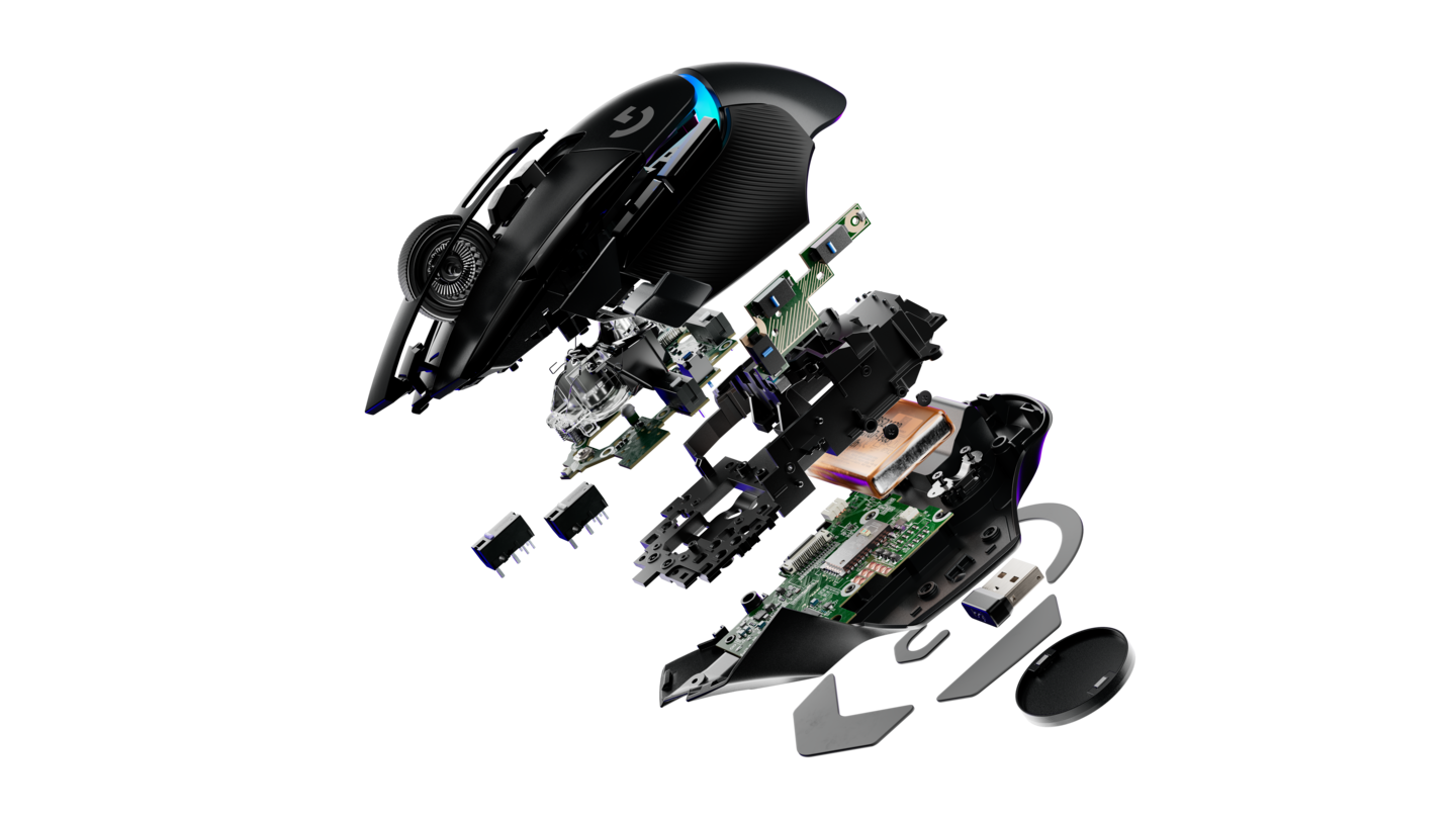 Logitech G502 X Plus -langaton pelihiiri, musta