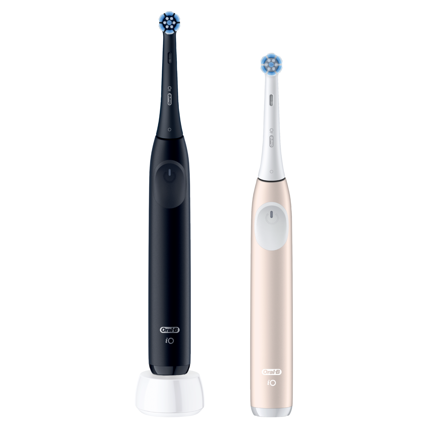 Oral-B iO2 Duo Night Black/Calm Pink -sähköhammasharja, 2 kpl