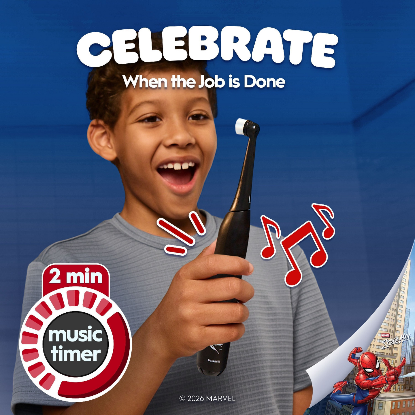 Oral-B iO2 Kids 6+ Spider-Man -sähköhammasharja + matkakotelo