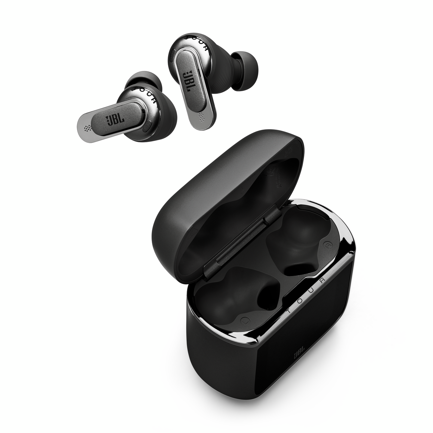 JBL Tour Pro 3 -langattomat vastamelunappikuulokkeet, musta