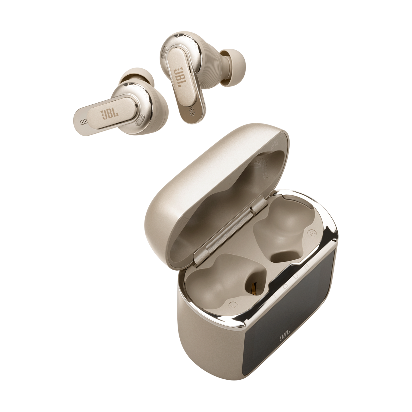 JBL Tour Pro 3 -langattomat vastamelunappikuulokkeet, latte