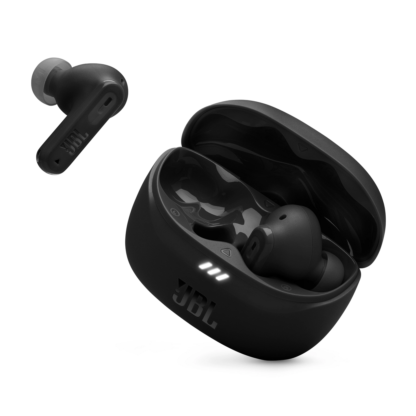 JBL Tune Beam 2 -langattomat vastamelunappikuulokkeet, musta