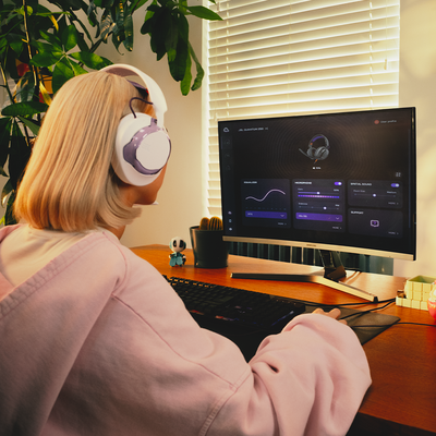 JBL Quantum 250 -pelikuulokkeet, valkoinen