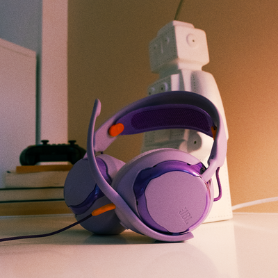 JBL Quantum 250 -pelikuulokkeet, violetti