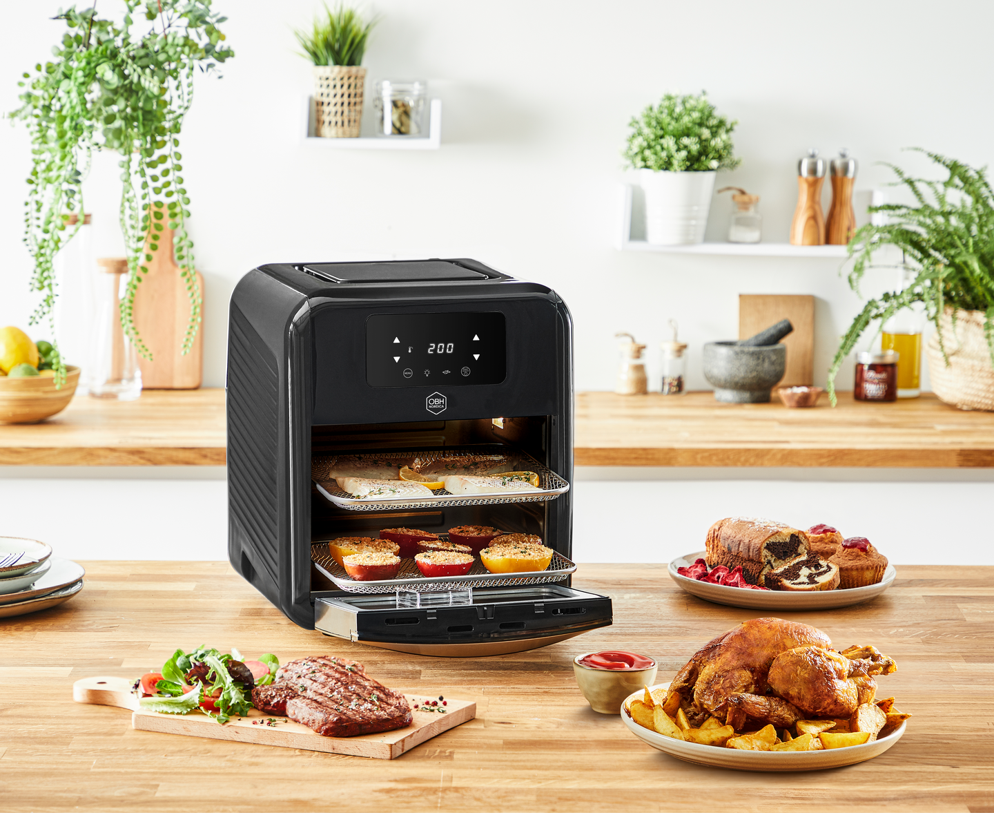 OBH Nordica Easy Fry Oven & Grill 9-in-1 XXL -airfryer