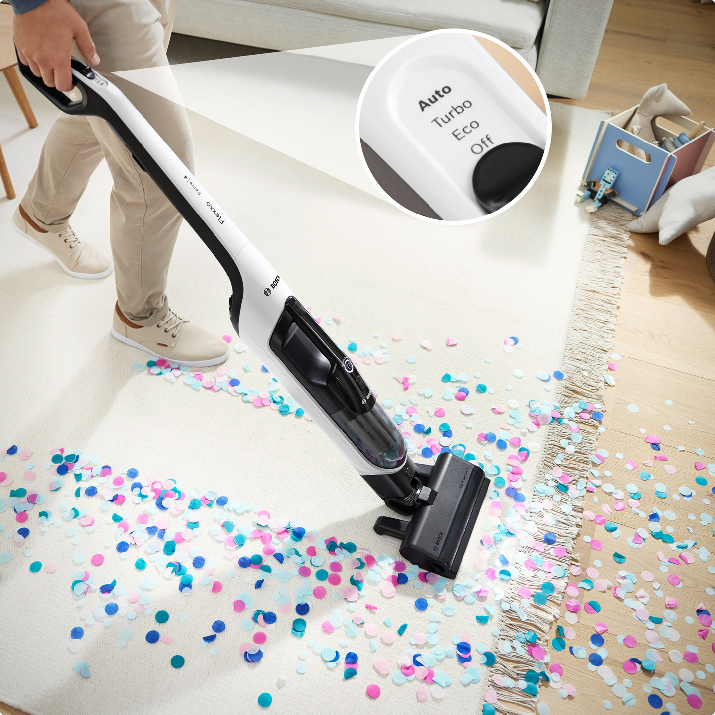 Bosch Serie 4 Flexxo 28 Vmax BHH4WM28 -varsi-imuri