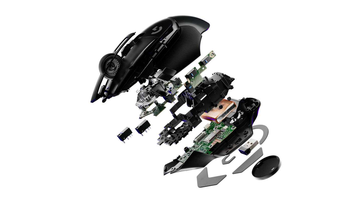 Logitech G502 X Lightspeed -langaton pelihiiri, musta