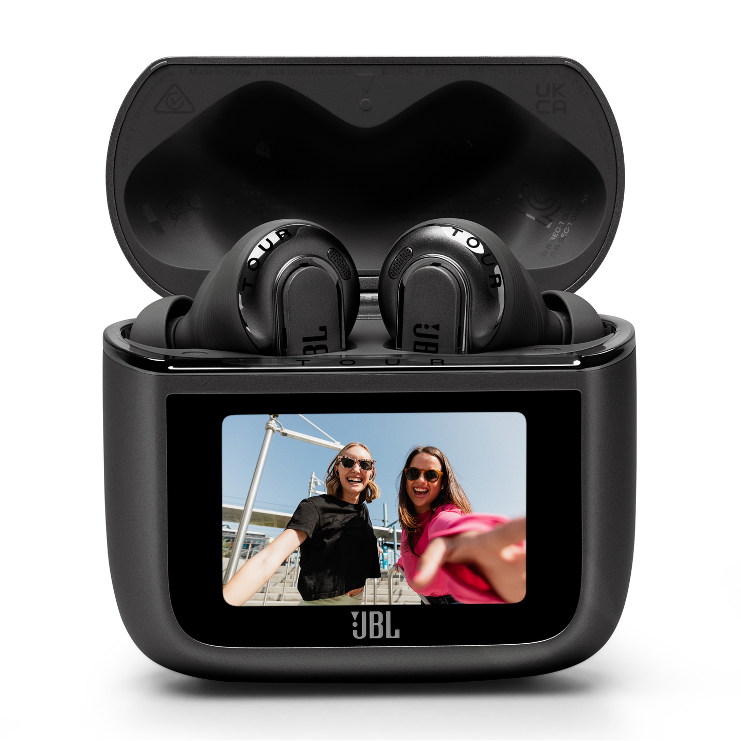 JBL Tour Pro 3 -langattomat vastamelunappikuulokkeet, musta