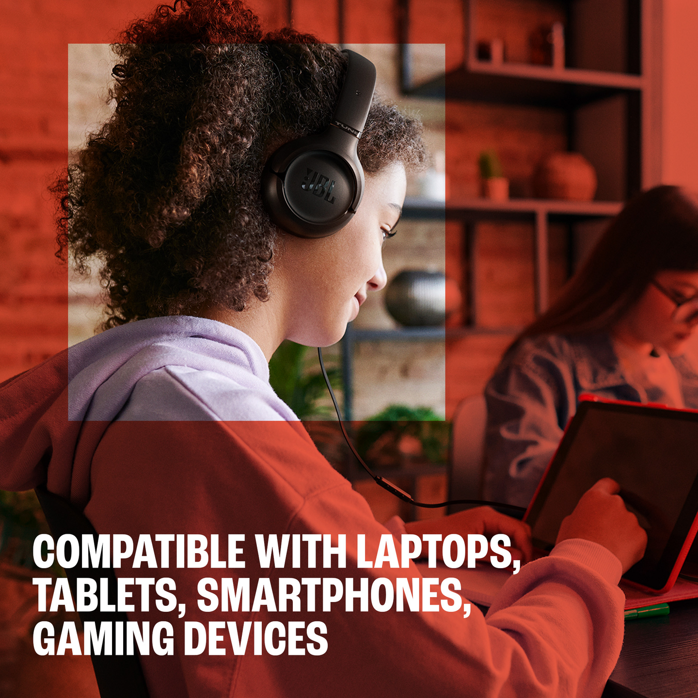 JBL Tune 530C USB-C -langalliset sankakuulokkeet, musta